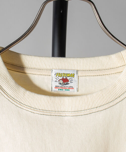 FREDY MAC（フレディーマック）の「【FREDYMAC ”SUNDAY TOOLS WEAR”】コントラストステッチ ロングスリーブTシャツ（Tシャツ/カットソー・メンズ・ブラック/オフホワイト/サックスブルー/オレンジ/アイボリー・MEDIUM）」の22枚目の写真