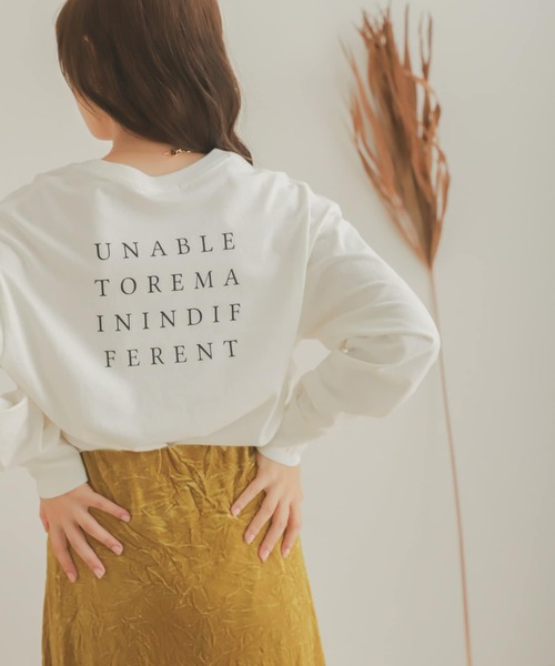 SENSE OF PLACE by URBAN RESEARCH(センスオブプレイスバイアーバンリサーチ)の「グラフィックロゴTシャツ(Tシャツ/カットソー・レディース・ホワイト系その他/オフホワイト・ONE)」の5枚目の写真