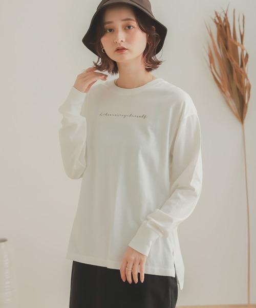 SENSE OF PLACE by URBAN RESEARCH(センスオブプレイスバイアーバンリサーチ)の「グラフィックロゴTシャツ(Tシャツ/カットソー・レディース・ホワイト系その他/オフホワイト・ONE)」の11枚目の写真