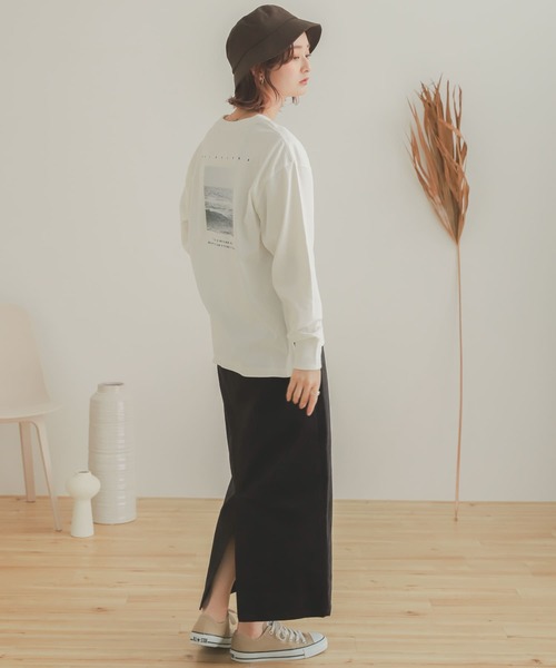 SENSE OF PLACE by URBAN RESEARCH(センスオブプレイスバイアーバンリサーチ)の「グラフィックロゴTシャツ(Tシャツ/カットソー・レディース・ホワイト系その他/オフホワイト・ONE)」の14枚目の写真