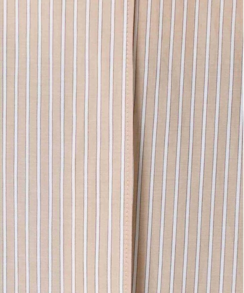 Jines（ジネス）の「バンドカラーラウンドスリットロングシャツ（シャツ/ブラウス・レディース・ブルー/オフホワイト/ベージュ・38）」の20枚目の写真