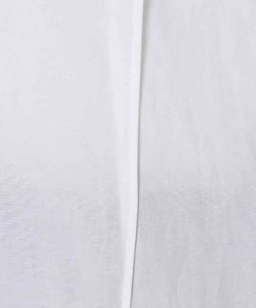 Jines（ジネス）の「バンドカラーラウンドスリットロングシャツ（シャツ/ブラウス・レディース・ブルー/オフホワイト/ベージュ・38）」の11枚目の写真