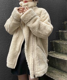 PUBLUX | ▽【PUBLUX/パブリュクス】2WAYビッグボアライダースジャケット　B3ジャケット(その他アウター)