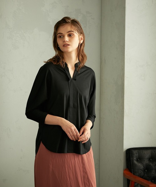 LE SOUK HOLIDAY(ルスークホリデー)の「スキッパープルオーバー(Tシャツ/カットソー・レディース・ブルー/ブラック・S/M)」の7枚目の写真