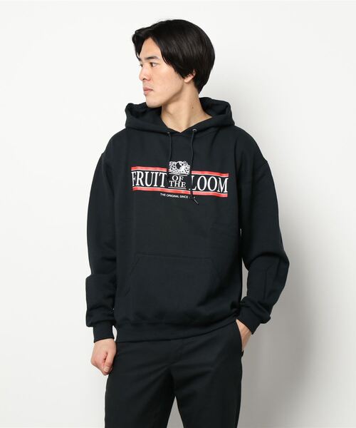 FRUIT OF THE LOOM（フルーツオブザルーム）の「SOUVENIRプルオーバーパーカー / ユニセックス / ブランドロゴ / カジュアル（パーカー・メンズ・グレー/ネイビー/ホワイト/ブラック・XL/M/L）」の13枚目の写真