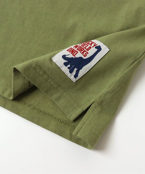 F.O.KIDS(エフオーキッズ)の「恐竜2P Tシャツ(Tシャツ/カットソー・キッズ・カーキ/チャコール/ベージュ・90/140/95/80/110/100/130/120)」の7枚目の写真