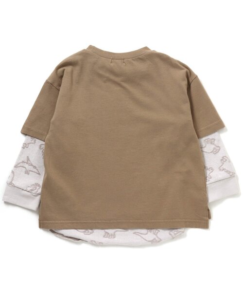 F.O.KIDS(エフオーキッズ)の「恐竜2P Tシャツ(Tシャツ/カットソー・キッズ・カーキ/チャコール/ベージュ・90/140/95/80/110/100/130/120)」の12枚目の写真