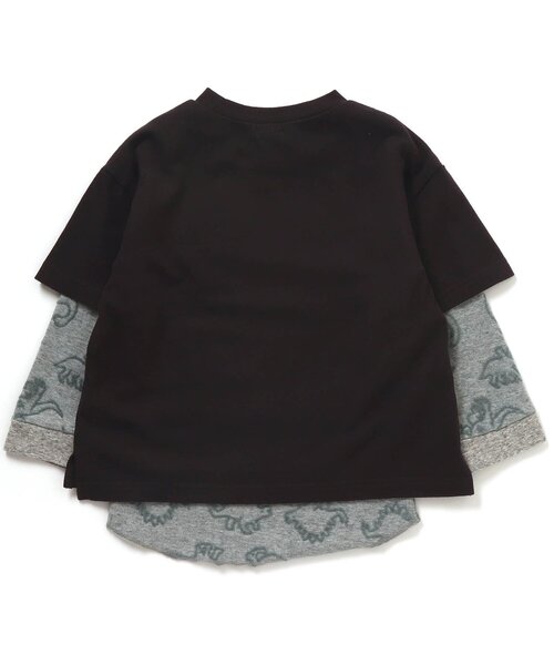 F.O.KIDS(エフオーキッズ)の「恐竜2P Tシャツ(Tシャツ/カットソー・キッズ・カーキ/チャコール/ベージュ・90/140/95/80/110/100/130/120)」の13枚目の写真