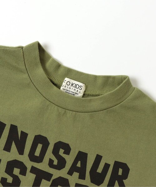 F.O.KIDS(エフオーキッズ)の「恐竜2P Tシャツ(Tシャツ/カットソー・キッズ・カーキ/チャコール/ベージュ・90/140/95/80/110/100/130/120)」の17枚目の写真