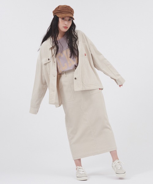 Dickies(ディッキーズ)の「Dickies/ディッキーズ オーバーサイズ コーデュロイワークジャケット(その他アウター・レディース・ブラック/オフホワイト/キャメル・M/L)」の11枚目の写真