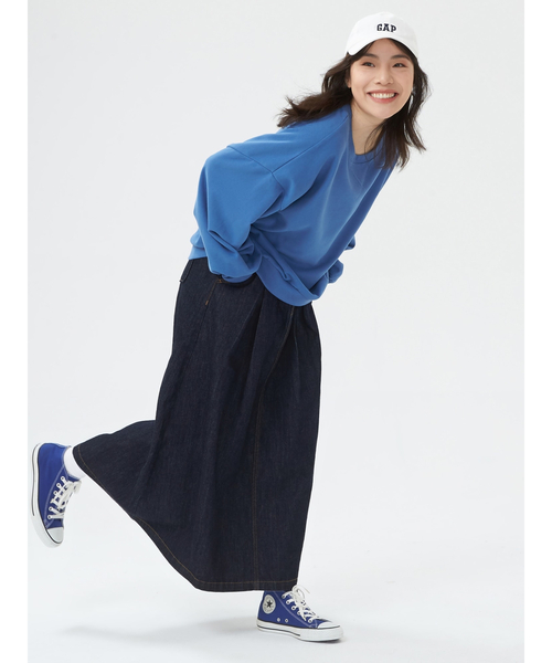 GAP(ギャップ)の「GAP オーバーサイズ ボリュームスリーブ プルオーバー(スウェット・レディース・ヘザーグレー/ブラック/ブルー/その他1/その他・L/S/XS/M/XL/XXS)」の10枚目の写真