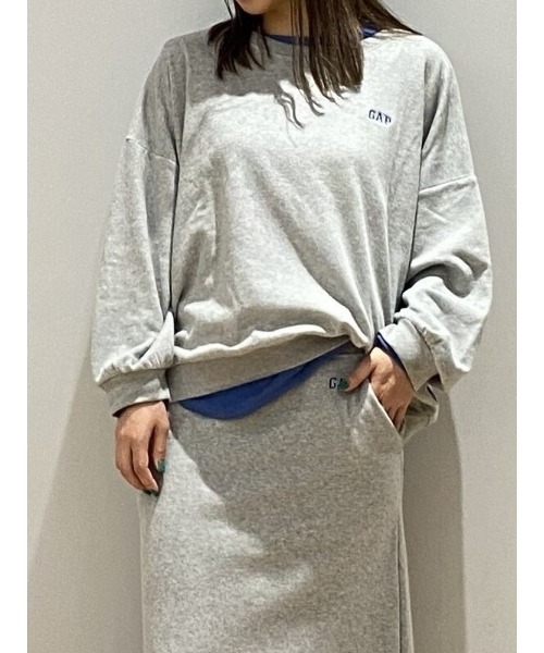 GAP(ギャップ)の「GAP オーバーサイズ ボリュームスリーブ プルオーバー(スウェット・レディース・ヘザーグレー/ブラック/ブルー/その他1/その他・L/S/XS/M/XL/XXS)」の20枚目の写真
