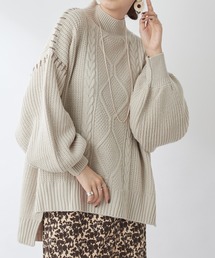 DISCOAT | 【ZOZO限定】ハンドステッチケーブルニット(ニット/セーター)