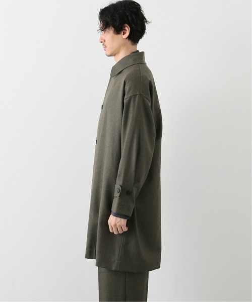 marka（マーカ）の「【marka / マーカ】SOFT WOOL SERGE SHIRT コート（その他アウター・メンズ・ブラック/カーキ・2）」の14枚目の写真