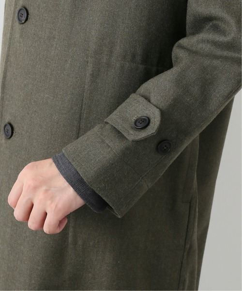 marka（マーカ）の「【marka / マーカ】SOFT WOOL SERGE SHIRT コート（その他アウター・メンズ・ブラック/カーキ・2）」の9枚目の写真