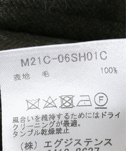 marka（マーカ）の「【marka / マーカ】SOFT WOOL SERGE SHIRT コート（その他アウター・メンズ・ブラック/カーキ・2）」の6枚目の写真