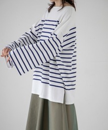 BORDER PULLOVER LS 217779