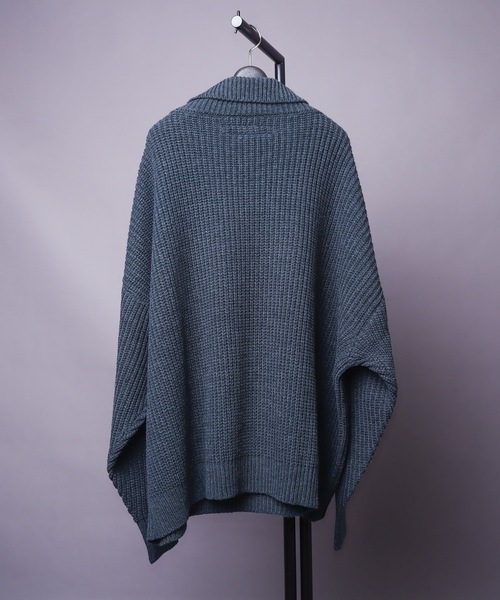 rovtski(ロフトスキー)の「AFYF 5GHI NECK SWEATER/ビッグシルエット ハイネック ニットセーター(ニット/セーター・メンズ・ブラック/ダークグリーン/ライトベージュ・FREE)」の8枚目の写真