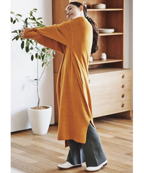 and myera(アンド マイラ)の「and myera ふわりニットワンピース(ワンピース・レディース・イエロー系その他・SMALL/MEDIUM/LARGE/X-LARGE)」の7枚目の写真