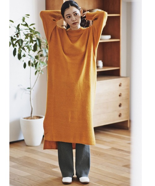 and myera(アンド マイラ)の「and myera ふわりニットワンピース(ワンピース・レディース・イエロー系その他・SMALL/MEDIUM/LARGE/X-LARGE)」の11枚目の写真