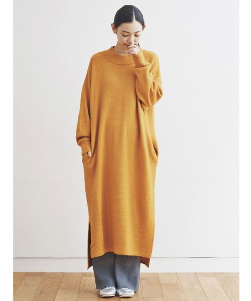 and myera(アンド マイラ)の「and myera ふわりニットワンピース(ワンピース・レディース・イエロー系その他・SMALL/MEDIUM/LARGE/X-LARGE)」の14枚目の写真