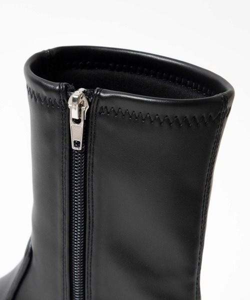 WEGO（ウィゴー）の「WEGO/ボリュームソールブーツ（ブーツ・レディース・ブラック・MEDIUM/LARGE）」の10枚目の写真