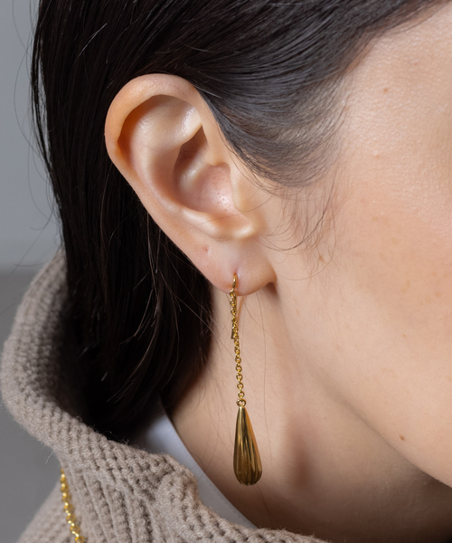 SOKO（ソコ）の「【SOKO/ソコ】SHUJAA THREADER ピアス（ピアス（両耳用）・レディース・ゴールド・フリー）」の5枚目の写真