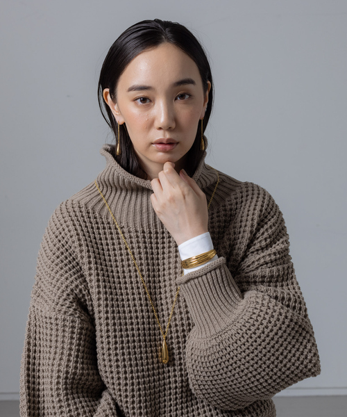 SOKO（ソコ）の「【SOKO/ソコ】SHUJAA THREADER ピアス（ピアス（両耳用）・レディース・ゴールド・フリー）」の6枚目の写真