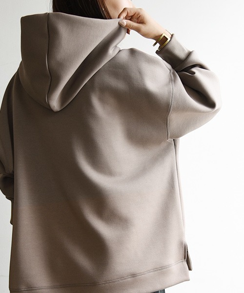 and it_(アンドイット)の「スクーバパーカー(パーカー・レディース・ブルー/グレイッシュベージュ/ブラウン/チャコールグレー/アイボリー/カーキ/ブラック・L/M)」の13枚目の写真