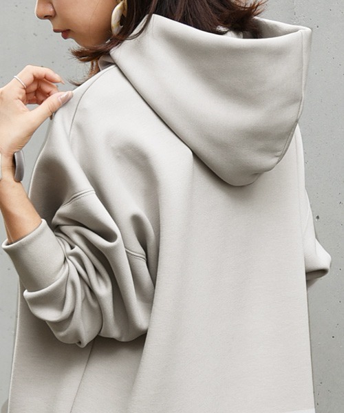 and it_(アンドイット)の「スクーバパーカー(パーカー・レディース・ブルー/グレイッシュベージュ/ブラウン/チャコールグレー/アイボリー/カーキ/ブラック・L/M)」の15枚目の写真