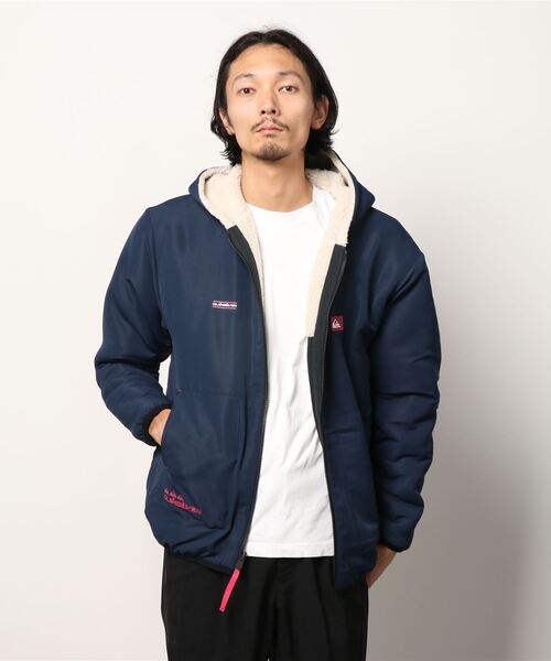 Quiksilver（クイックシルバー）の「クイックシルバー QUIKSILVER MW REVERSIBLE BOA HOODIE（その他アウター・メンズ・オフホワイト/ベージュ・LL/M/L）」の3枚目の写真