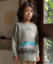 hakka kids（ハッカキッズ）の「乗り物プリント長袖トレーナー（Tシャツ/カットソー）」