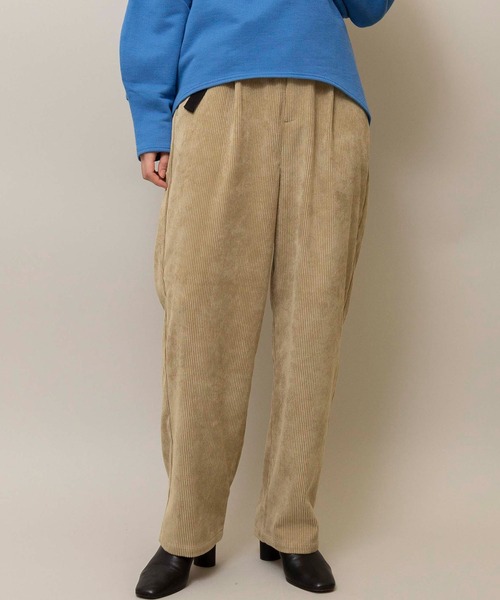 Johnbull(ジョンブル)の「コーデュロイベルトトラウザー(その他パンツ・レディース・ブラック/イエロー/モカ・SMALL/MEDIUM/X-SMALL)」の3枚目の写真