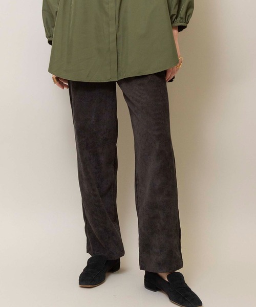 Johnbull(ジョンブル)の「コーデュロイベルトトラウザー(その他パンツ・レディース・ブラック/イエロー/モカ・SMALL/MEDIUM/X-SMALL)」の1枚目の写真