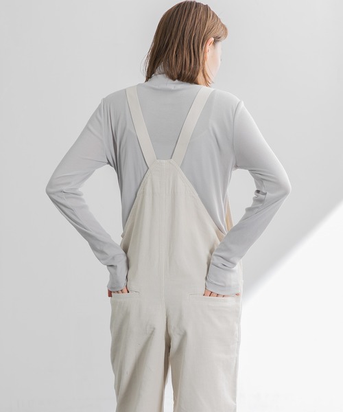 AMERICAN RAG CIE（アメリカンラグシー）の「ガーメントダイオーバーオール（サロペット/オーバーオール・レディース・チャコールグレー/オフホワイト・FREE）」の19枚目の写真