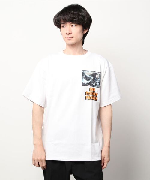 F-LAGSTUF-F（フラグスタフ）の「F-LAGSTUF-F BMF S/S Tee 21AW-FSxPF-03（Tシャツ/カットソー・メンズ・ホワイト/ブラック・LARGE/X-LARGE/MEDIUM）」の7枚目の写真