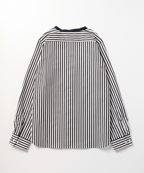 BEAMS BOY（ビームスボーイ）の「BEAMS BOY / バンドカラー 配色 ロングスリーブ（シャツ/ブラウス・レディース・ホワイト/ゴールド/ネイビー・ONE SIZE）」の19枚目の写真