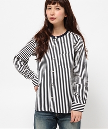 BEAMS BOY | BEAMS BOY / バンドカラー 配色 ロングスリーブ(シャツ/ブラウス)