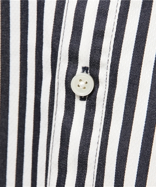 BEAMS BOY（ビームスボーイ）の「BEAMS BOY / バンドカラー 配色 ロングスリーブ（シャツ/ブラウス・レディース・ホワイト/ゴールド/ネイビー・ONE SIZE）」の6枚目の写真