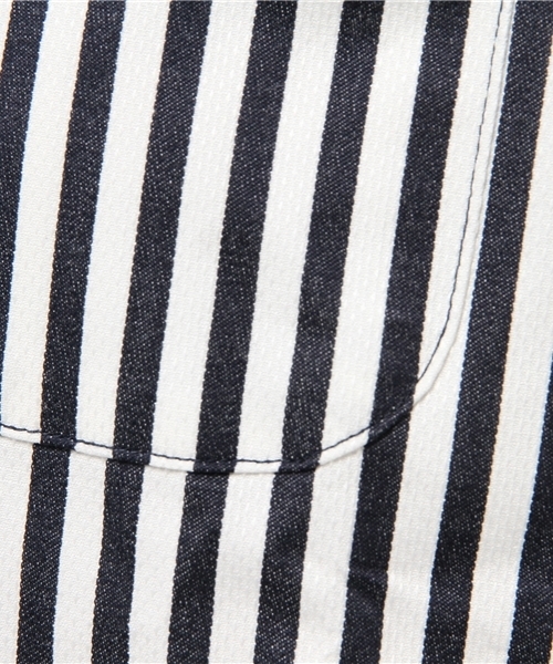 BEAMS BOY（ビームスボーイ）の「BEAMS BOY / バンドカラー 配色 ロングスリーブ（シャツ/ブラウス・レディース・ホワイト/ゴールド/ネイビー・ONE SIZE）」の12枚目の写真