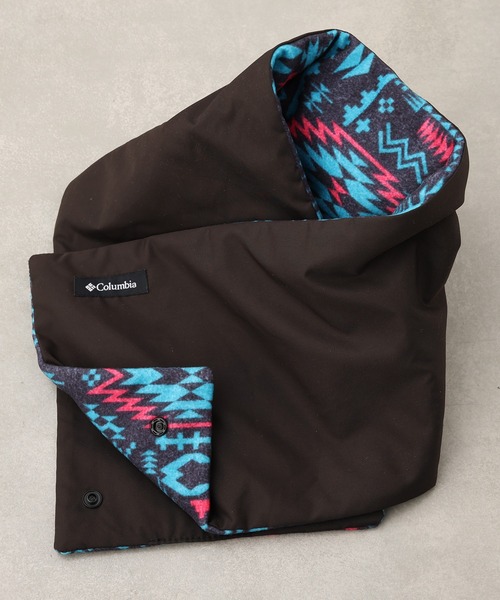 Columbia(コロンビア)の「【Columbia/コロンビア】ニューファウンドリバーシブルネックゲイター(マフラー・メンズ・ブラック/ベージュ/ネイビー/オリーブ・ONE SIZE)」の2枚目の写真