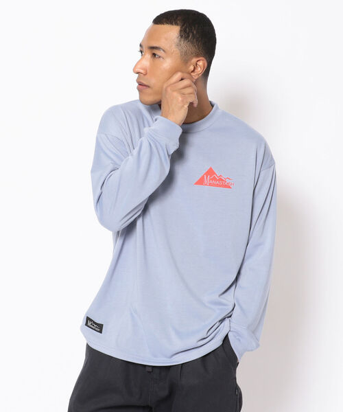MANASTASH(マナスタッシュ)の「MANASTASH/マナスタッシュ DRY DEO L/S TEE GEOMETRIC LOGO 7123051(Tシャツ/カットソー・メンズ・ホワイト/ブラック/バイオレット/ブラック系その他・MEDIUM/LARGE/X-LARGE)」の13枚目の写真