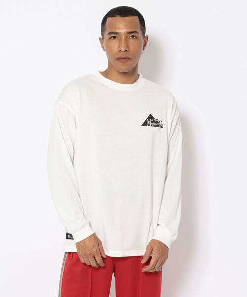 MANASTASH(マナスタッシュ)の「MANASTASH/マナスタッシュ DRY DEO L/S TEE GEOMETRIC LOGO 7123051(Tシャツ/カットソー・メンズ・ホワイト/ブラック/バイオレット/ブラック系その他・MEDIUM/LARGE/X-LARGE)」の14枚目の写真