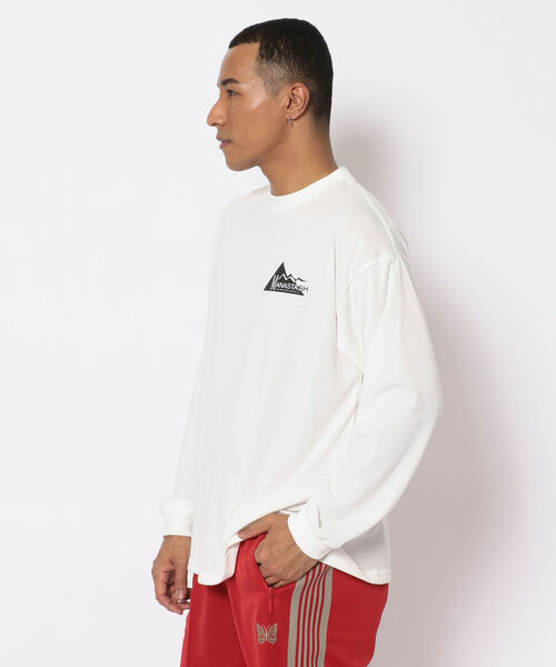 MANASTASH(マナスタッシュ)の「MANASTASH/マナスタッシュ DRY DEO L/S TEE GEOMETRIC LOGO 7123051(Tシャツ/カットソー・メンズ・ホワイト/ブラック/バイオレット/ブラック系その他・MEDIUM/LARGE/X-LARGE)」の15枚目の写真