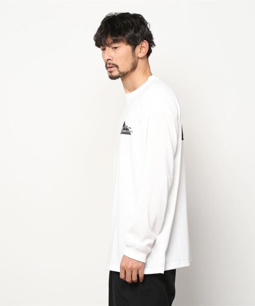 MANASTASH(マナスタッシュ)の「MANASTASH/マナスタッシュ DRY DEO L/S TEE GEOMETRIC LOGO 7123051(Tシャツ/カットソー・メンズ・ホワイト/ブラック/バイオレット/ブラック系その他・MEDIUM/LARGE/X-LARGE)」の8枚目の写真