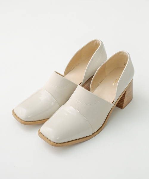 mystic（ミスティック）の「スクエアローファー（ローファー・レディース・アイボリー/ブラック・38/36/37）」の6枚目の写真