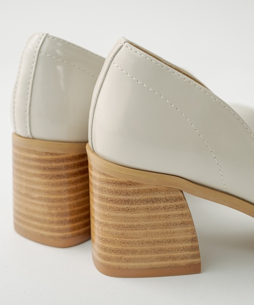 mystic（ミスティック）の「スクエアローファー（ローファー・レディース・アイボリー/ブラック・38/36/37）」の11枚目の写真