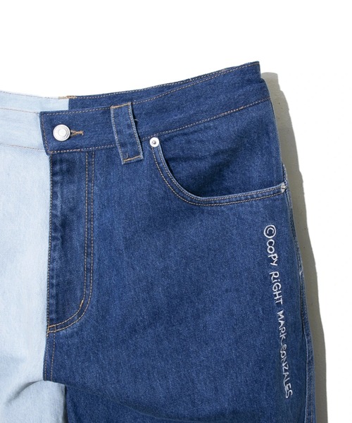 Mark Gonzales(マーク・ゴンザレス)の「Mark Gonzales/マークゴンザレス DENIM BUGGY PANTS(デニムパンツ・メンズ・その他1・MEDIUM/LARGE)」の3枚目の写真