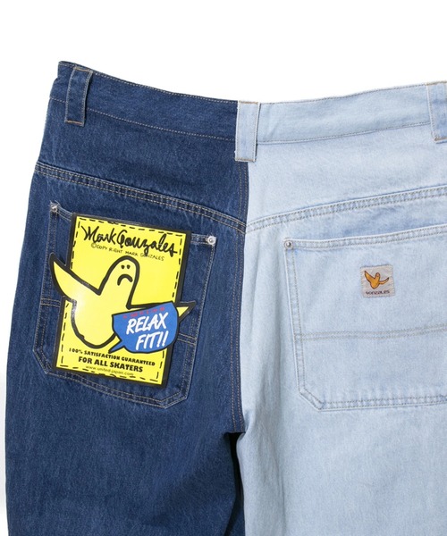 Mark Gonzales(マーク・ゴンザレス)の「Mark Gonzales/マークゴンザレス DENIM BUGGY PANTS(デニムパンツ・メンズ・その他1・MEDIUM/LARGE)」の2枚目の写真