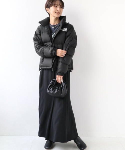 THE NORTH FACE（ザノースフェイス）の「【THE NORTH FACE】Short Nuptse Jacket：ダウンジャケット◆（ダウンジャケット/コート・レディース・ブラック/ブラウン・MEDIUM）」の9枚目の写真